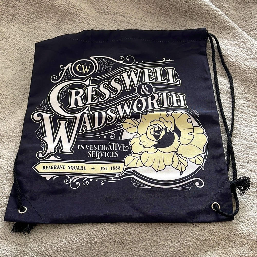 Cresswell And Wadsworth Drawstring Backpack OwlCrate